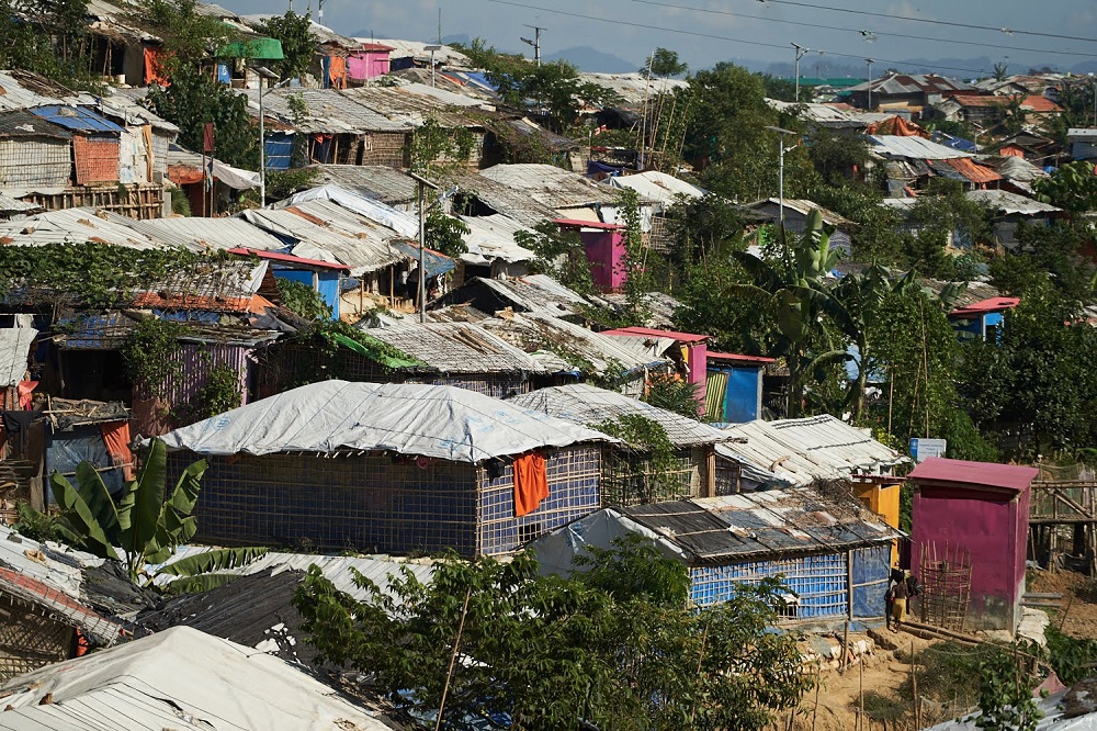 ロヒンギャ難民キャンプ