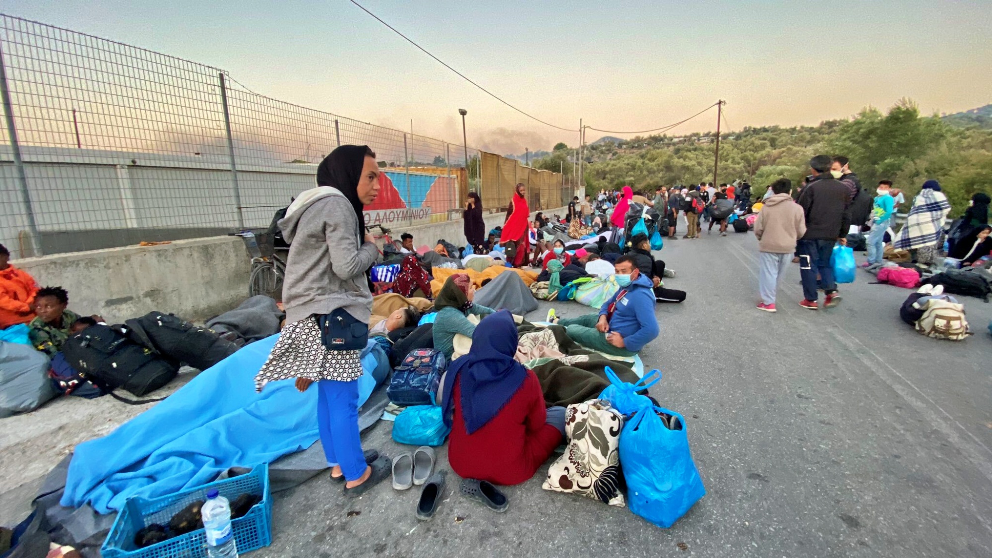 ギリシャ・モリア難民キャンプ