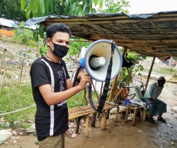 ロヒンギャ難民キャンプ