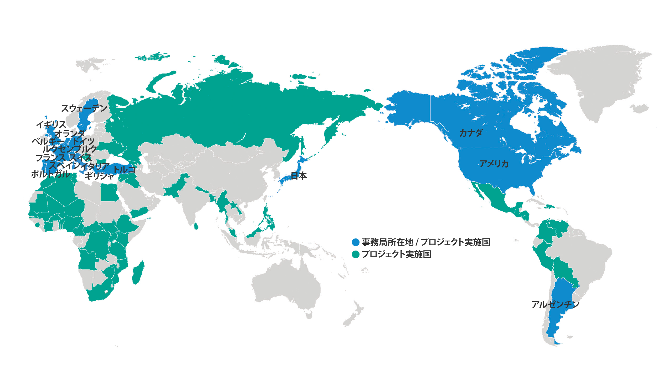 世界の医療団のネットワーク